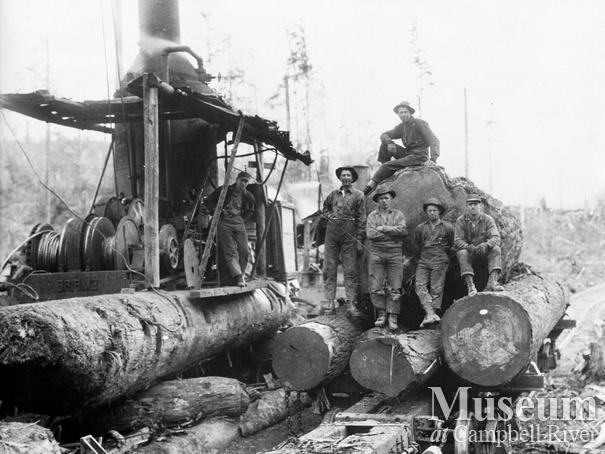 P.B. Anderson's camp at Knox Bay, Thurlow Island