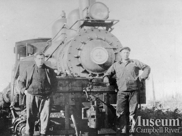 International Timber Co. 4 spot locomotive near Campbell River
