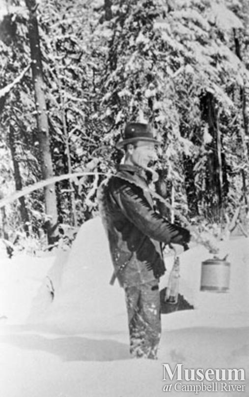 Elk River Timber co. faller, Oscar Hillgren