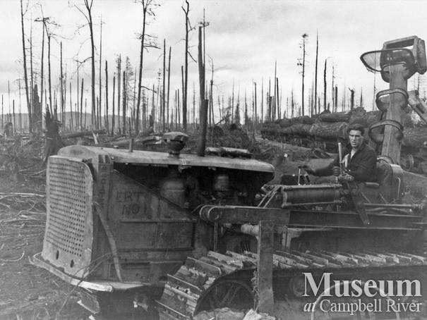Elk River Timber Co. operations near Campbell River
