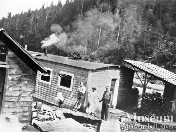 Bendickson Logging camp at Jervis Inlet
