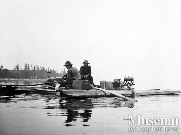 A forestry raft