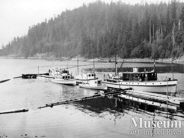 Wharf at B.C. Forest Service Station