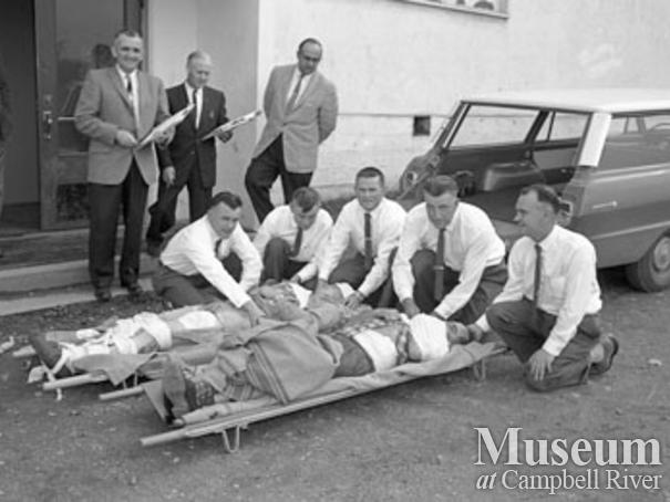 Elk Falls Mill first aid team